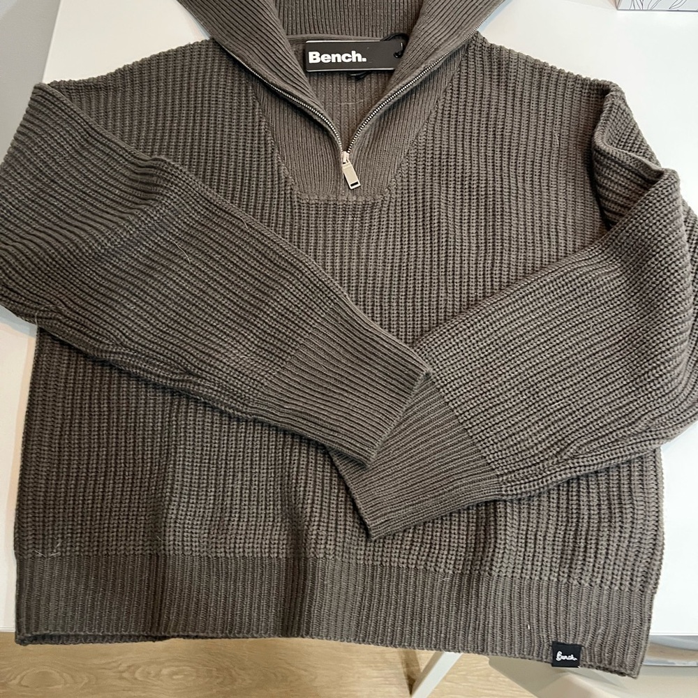 Bench Zip Funnel Sweater